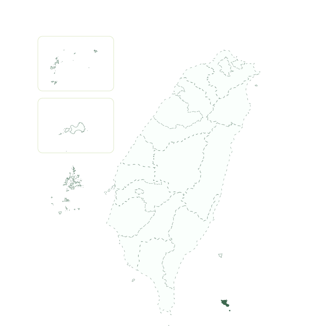 臺灣離島地圖