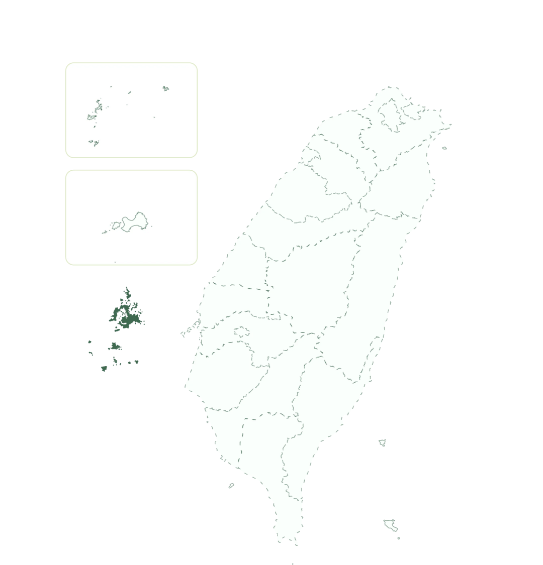 臺灣離島地圖