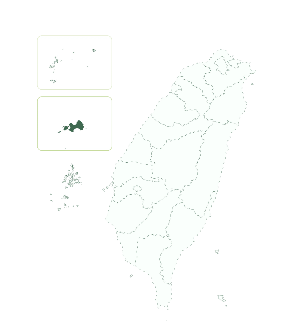 臺灣離島地圖