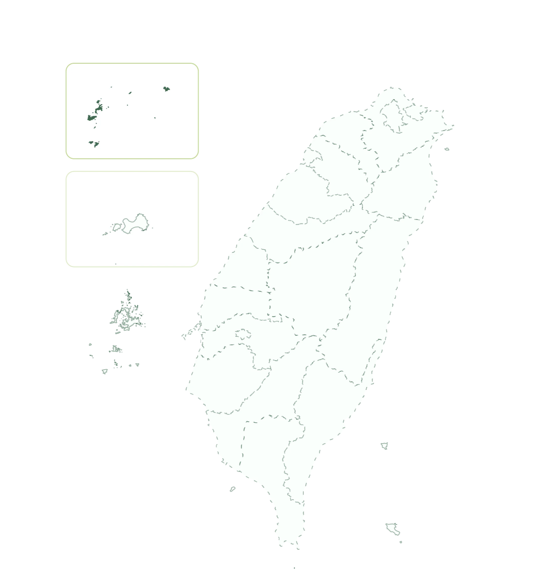 臺灣離島地圖